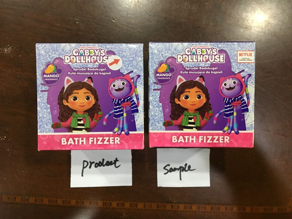 Inspekcja przed wysyłką: Licencjonowane bomby do kąpieli Paw Patrol, Peppa Pig i Gabby's Dollhouse — 114 476 szt., 7 wariantów | Październik 2026 | PASS